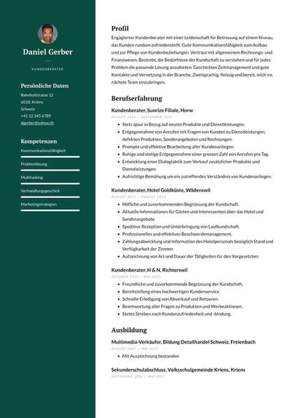 Wie schreibt man einen Lebenslauf für einen Maschinisten??