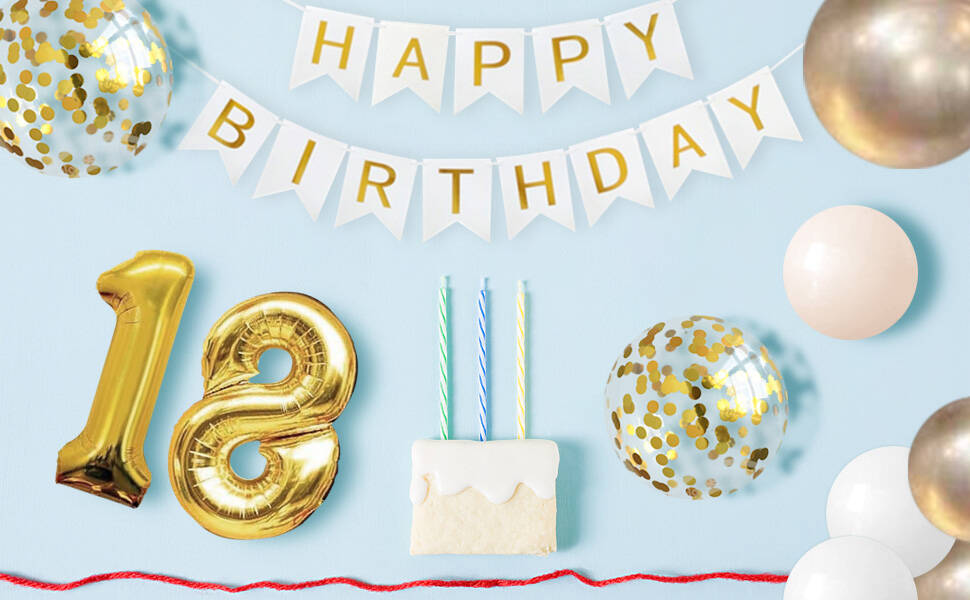 Optionen von Fotozonen für den Geburtstag eines Jungen