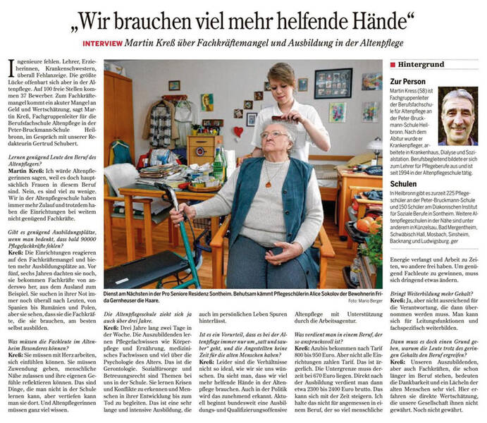 Alles über die helfenden Berufe