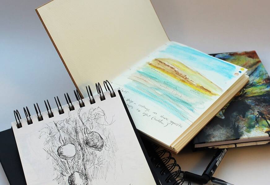 Ideen für Tierzeichnungen für das Skizzenbuch