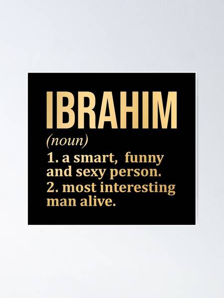 Der Name Ibrahim