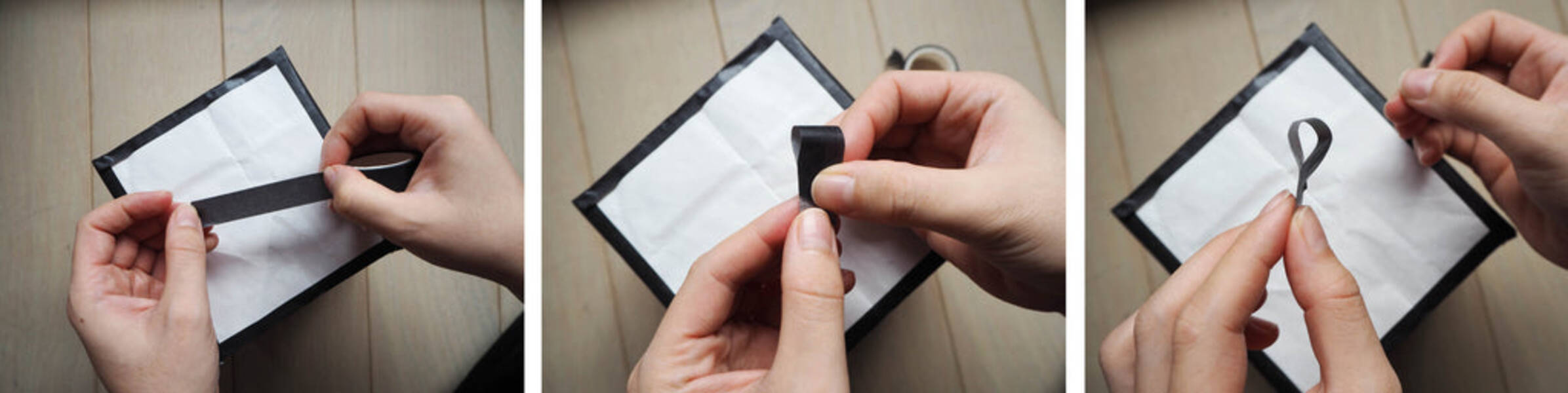 Wie man eine Schleife für ein Geschenk macht?