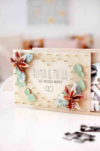 Originelle Ideen für ein Geschenk zur Hochzeit mit den eigenen Händen