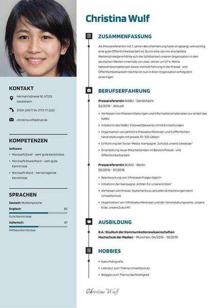 Wie man die Ausbildung in einem Lebenslauf angibt?