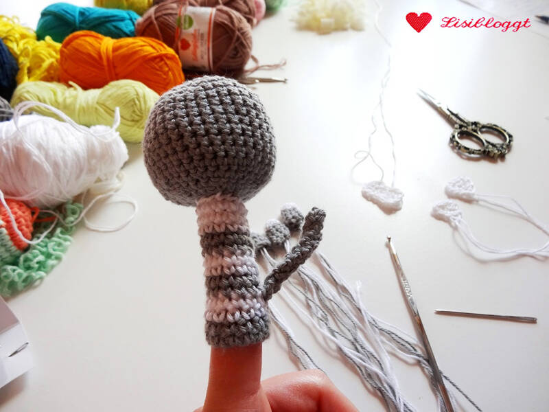 Wie strickt man einen Amigurumi-Hund??