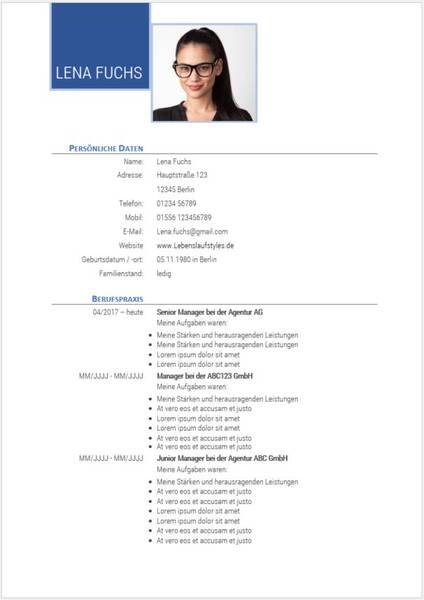 Aufgaben und Leistungen im Lebenslauf: Was sollte man erwähnen??