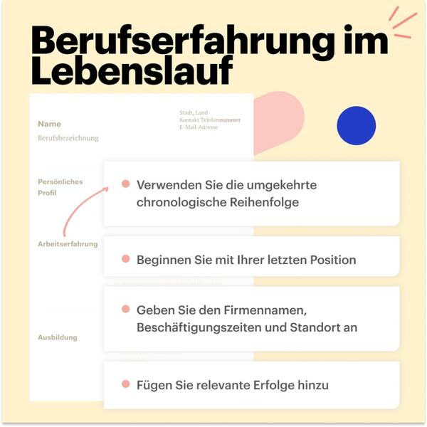 Aufgaben eines Buchhalters für einen Lebenslauf