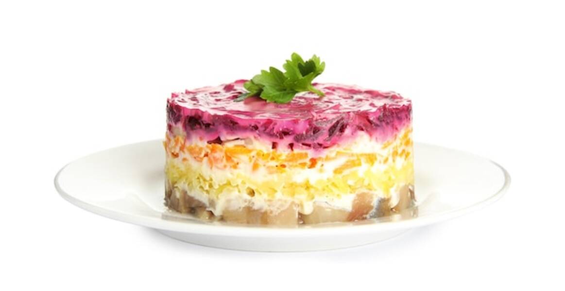 Wie lange ist Hering unter einem Pelzmantel?