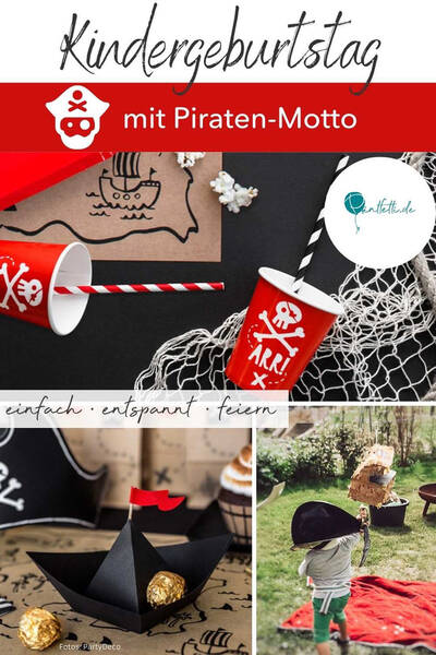 Organisation einer Piratenparty für Kinder und Erwachsene