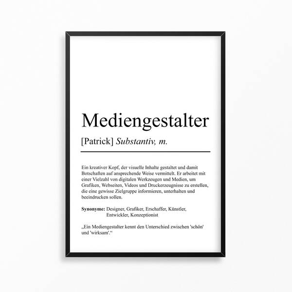 Merkmale des Berufes Gestalter