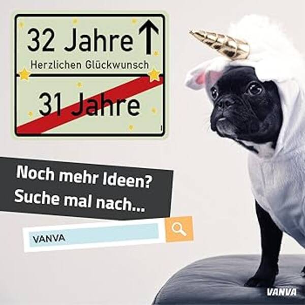 Was schenkt man einem Mann zu 32 Jahren??