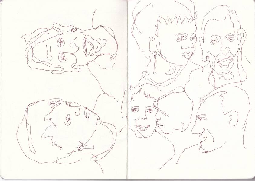 Skizzenbuchzeichnungen