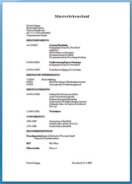 Familienstand in einem Lebenslauf: wie man richtig angeben?