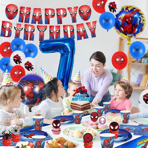 Szenario einer Geburtstagsfeier für einen 7-jährigen Jungen