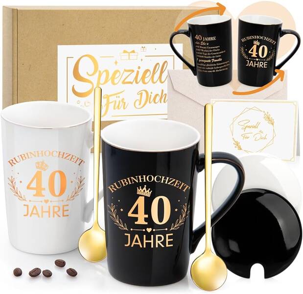 Was schenkt man den Eltern zum Rubinhochzeitstag??