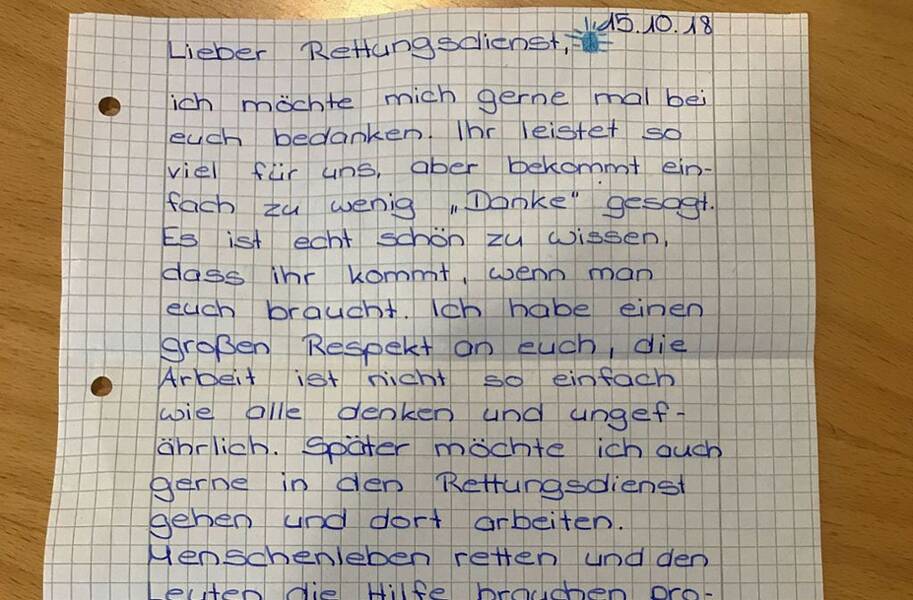 Was man einem Mädchen schreibt, das man mag?